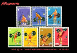 CUBA MINT. 1973-18 CAMPEONATO MUNDIAL DE HALTEROFILIA - Unused Stamps