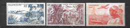 GUADELOUPE 1947 PA 13,14,15 3 Valeurs Série Complète N** MNH - Airmail