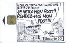 Télécarte France (05/98) Coupe Du Monde Foot 98-illustration Humour  (visuel, Puce, état, Unités, Etc Voir Scan) + Port - Ohne Zuordnung