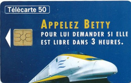 Télécarte France (07/97) Eurostar (visuel, Puce,  état, Unités, Etc Voir Scan) + Port - Ohne Zuordnung