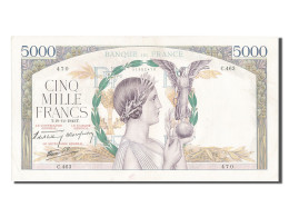 Billet, France, 5000 Francs, 5 000 F 1934-1944 ''Victoire'', 1940, 1940-12-12 - 5 000 F 1934-1944 ''Victoire''