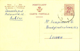 Belgique - Carte Postale - Entier Postal - 1963 - Aalter - Leuven - 2 Francs - Postcards 1951-..