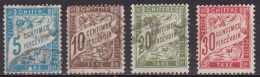 Type Duval - FRANCE - Timbre Taxe - N° 28-29-31-33 - 1893 - 1960-.... Afgestempeld