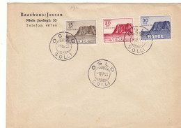Norvège - Lettre FDC De 1943 - Oblit Oslo -  Valeur 20 Euros - - Lettres & Documents