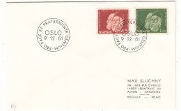 Prix Nobel - Norvège - Lettre De 1961 - Oblit Oslo -  Croix Rouge - Henri Dunant - - Lettres & Documents