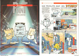 Magazine POINT DE RENCONTRE De MOULINEX Avec 3 Planches De Olivier VATINE En 1990 - Sonstige & Ohne Zuordnung