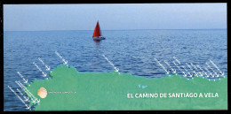 ESPAÑA SPAIN (2022) - Tarjeta Prefranqueada El Camino De Santiago A Vela, 60 EXFILNA Irún - GETARIA (Sailing, Voile) - 1931-....