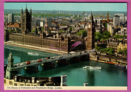 UK - LONDON - The Houses Of Parliament And Westminster Bridge Vue Generale Pont  - Houses Of Parliament