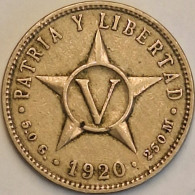 Cuba - 5 Centavos 1920, KM# 11.1 (#3571) - Cuba