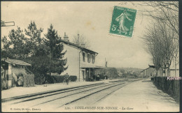 Coulanges-sur-Yonne - La Gare - N°539 E. Goulet - Voir 2 Scans & Descriptif - Coulanges Sur Yonne