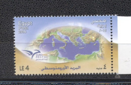 Egypt 2014-Euromed Issue- The Mediterranean Set (1v) - Unused Stamps