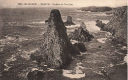 FRANCE - Belle Isle - Bangor - Vue Sur Les Rochers De Goulphar- Carte Postale Ancienne - Guingamp