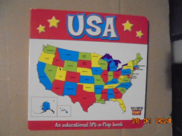 USA: An Educational Lift-a-flap Book - Clever Factory 2008 - Activity/ Colouring Books