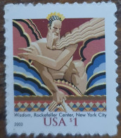 USA / Wisdom / Rockefeller Center - Unused Stamps