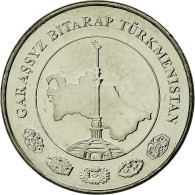 Monnaie, Turkmanistan, 5 Tenge, 2009, SPL, Nickel Plated Steel, KM:97 - Turkmenistan