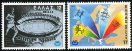 DEP3 Grecia Greece  Nº 1425/26  1981 Eliminatorias De 13º Camp. De Europa De A - Otros & Sin Clasificación