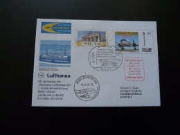 Entier Postal Plusbrief Individuell Cover Vol Special Flight Berlin Zurich Lufthansa 2016 - Private Covers - Used