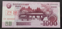 2008 Esemplare/Specimen 0000000 Della Corea Del Nord 1000 Won  UNC P-64s (B/72 - Corea Del Nord