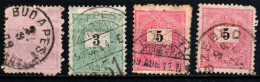 1888 - Ungheria 24/25 + 26 X 2 Cifra   ------ - Used Stamps