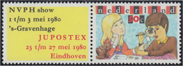 Holanda 1132 1980 6ª Exposición Internacional De Jóvenes Filatélicos MNH - Otros & Sin Clasificación