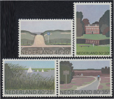 Holanda 1125/28 1980 Paisajes Obras Sociales Y Culturales MNH - Other & Unclassified