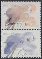 Holanda 1179/80 1982 El Mar De Wadden Aves De La Region MNH - Otros & Sin Clasificación