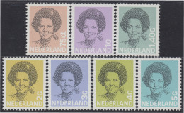 Holanda 1181/87 1982 Reina Beatriz MNH - Otros & Sin Clasificación
