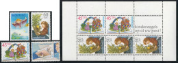 FAU4  Holanda  Netherlands  Nº 1141/44 + HB 21  1980  MNH - Sonstige & Ohne Zuordnung