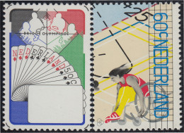 DEP1 Holanda Netherlands 1133/34 1980 6ª Olimpiadas De Cartas MNH - Autres & Non Classés