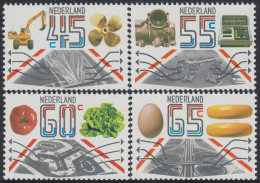 Holanda Netherlands 1159/62 1981 Exportaciones Industriales Y Agrícolas MNH - Sonstige & Ohne Zuordnung
