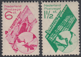 Holanda  Netherlands 235/36 1931 Para La Restauración Vitrinas De La Iglesia D - Sonstige & Ohne Zuordnung