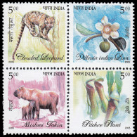 India 1843/46 2005 Flora Y Fauna Del Noreste De La India MNH - Autres & Non Classés