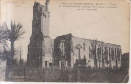 La Grande Guerre 1914-15 L'eglise De Noordschote Bombardiee Et Incendiee Par Les Allemands  1916 - Lo-Reninge