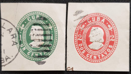 Cuba  Entier Postal Sur Fragment   Y&T - Imperforates, Proofs & Errors