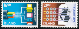 TRA2 Islandia Iceland 635/36 1988 MNH - Otros & Sin Clasificación