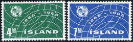 VAR1 Islandia Iceland 345/46 1965 MNH - Autres & Non Classés