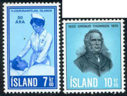 MED Islandia Iceland 397/98 1970 MNH - Other & Unclassified