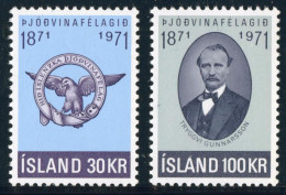 MI2/FAU2  Islandia Iceland  408/09 1971 MNH - Andere & Zonder Classificatie