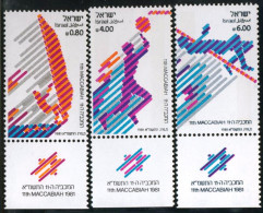 DEP7/S Israel 795/97  1981  11ª Maccabiada Juegos Deportivos Deportes Lujo - Autres & Non Classés