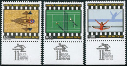 DEP7/S Israel 735/37 1979  11º Juegos De Hapoel Deportes Lujo - Altri & Non Classificati