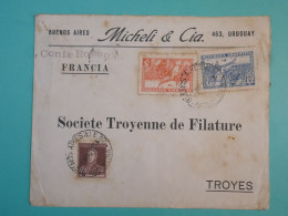 DK 11 ARGENTINA   BELLE LETTRE  PRIVEE 1931   CONTE ROSSO ..BUEN   A TROYES  FRANCE  ++AFF. INTERESSANT++ ++ + - Lettres & Documents