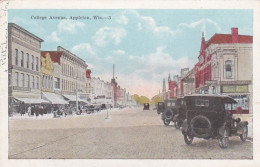 2767	54	Appleton, College Avenue (With Old Cars)(Little Crease See Back) - Appleton