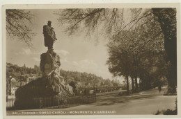 TORINO - CORSO CAIROLI -MONUMENTO A GARIBALDI 1934 - Places