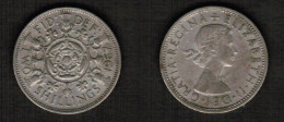 GREAT BRITAIN    2 SHILLINGS 1967 (KM # 906) #7729 - J. 1 Florin / 2 Schillings