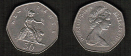 GREAT BRITAIN    50 NEW PENCE 1969 (KM # 913) #7730 - Other & Unclassified