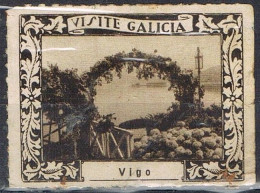 Sello Viñeta Turistica VIGO (pontevedra). Visite Galicia, Dentado Linea º - Variétés & Curiosités