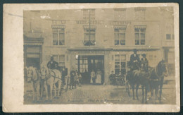 BELGIQUE - POPERINGE - Louage De Voitures , Hotel De La Messagerie - état / RARE / CPA PHOTO - Poperinge