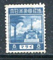 MALACCA- Occupation Japonaise- Y&T N°31- Oblitéré - Japanese Occupation