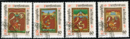 REL Liechtenstein  Nº 871/74  1987 Navidad-los Evangelistas Used - Andere & Zonder Classificatie