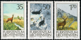 FAU3/S Liechtenstein  Nº 848/50   1986  Fauna -animales De Caza-Lujo - Andere & Zonder Classificatie